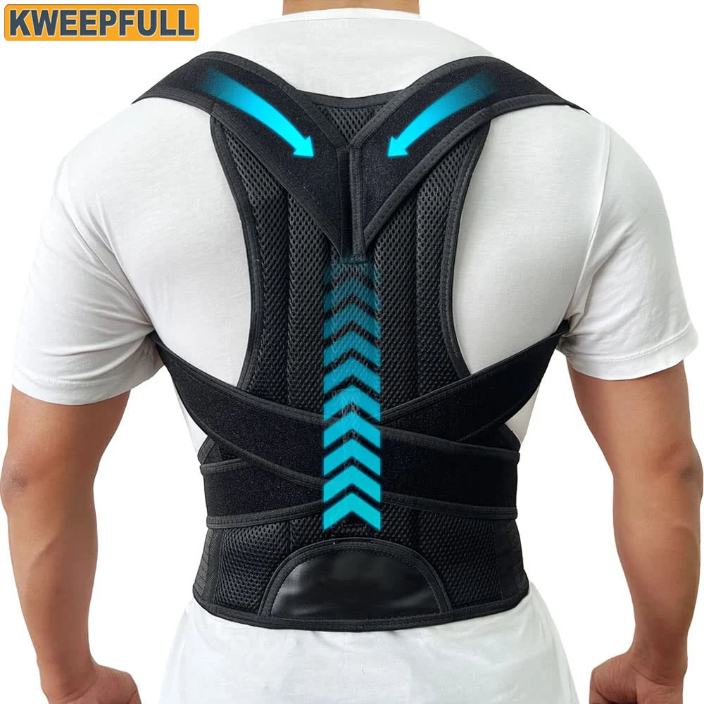 Adjustable Back Brace Posture Corrector for Men & Women