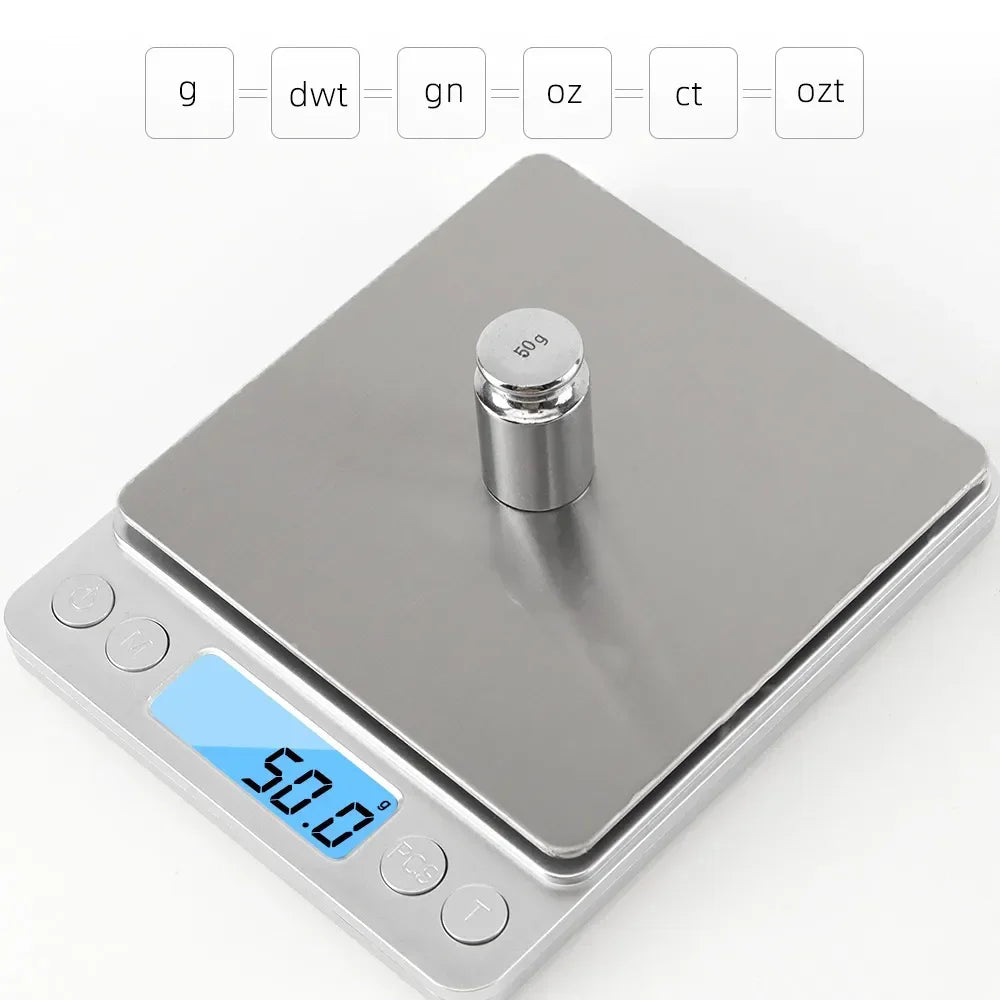 Digital Kitchen & Jewelry Precision Scale with LCD Display