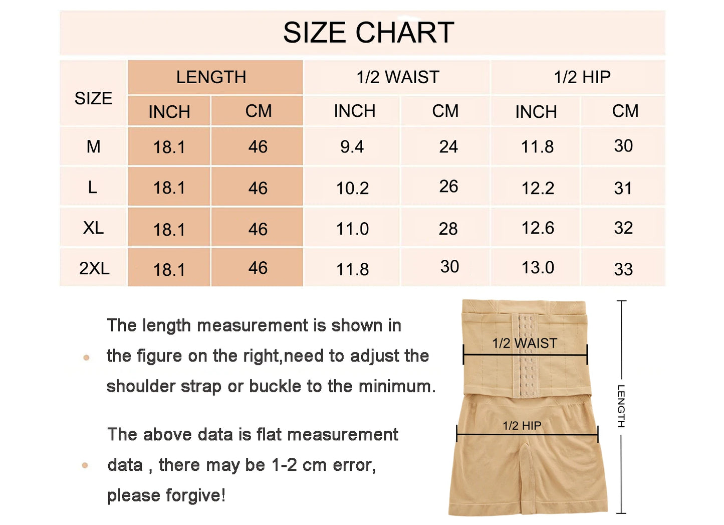Women’s Tummy Control Shapewear Shorts with Butt Lifter