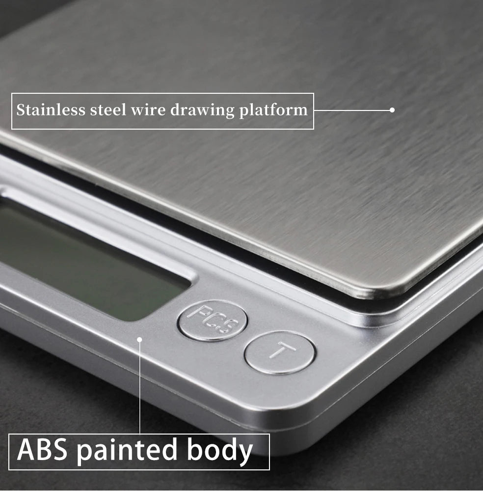 Digital Kitchen & Jewelry Precision Scale with LCD Display