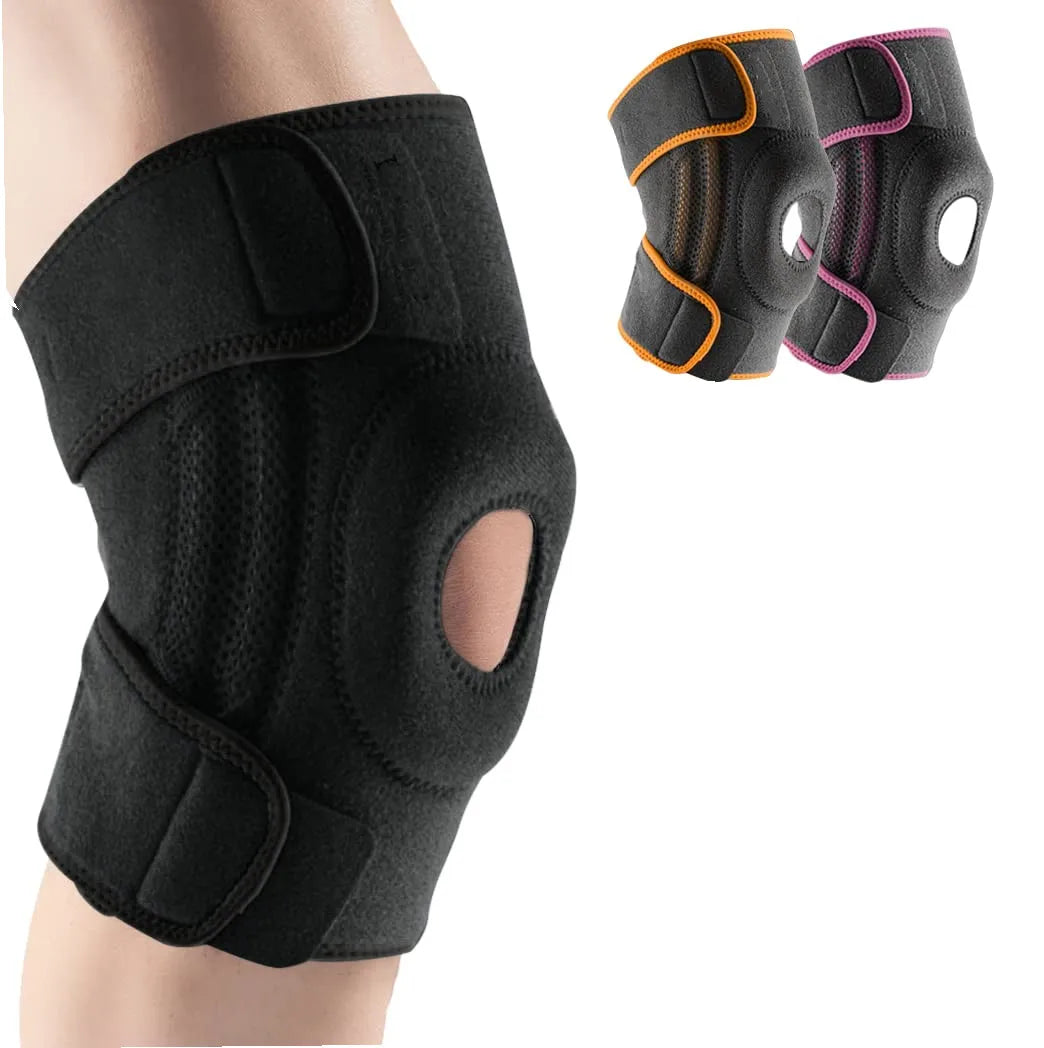 One-Piece Silicone Anti-Slip Knee Pads for Sports & Fitness
