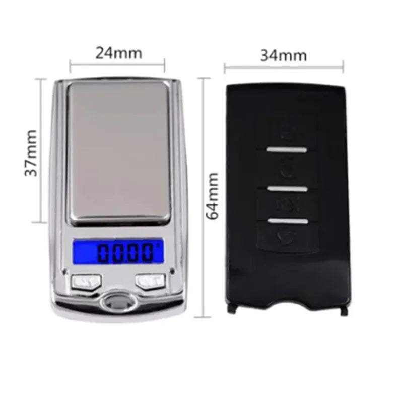 Portable Digital Pocket Scale – High Precision, Mini Key-Shaped