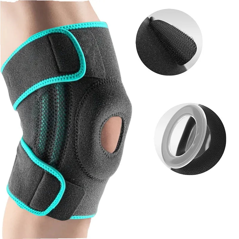 One-Piece Silicone Anti-Slip Knee Pads for Sports & Fitness