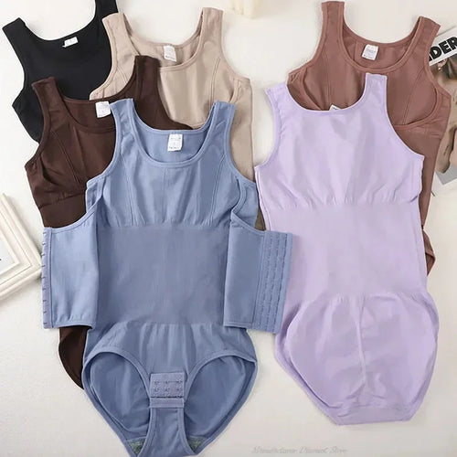 2025 Women’s Bodysuit Shapewear with Zipper & Waist Trainer
