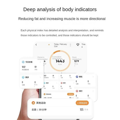 2026 Smart Bluetooth Body Weight & Fat Scale with App