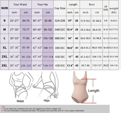 V-Neck Spaghetti Strap Bodysuit Shapewear with Open Crotch