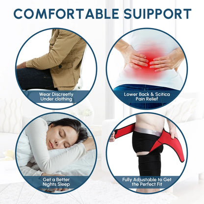 Adjustable Groin & Hip Support Compression Wrap for Pain Relief