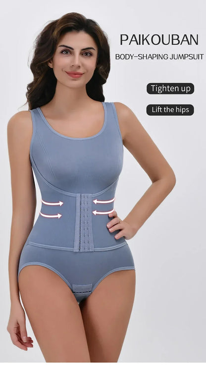2025 Women’s Bodysuit Shapewear with Zipper & Waist Trainer