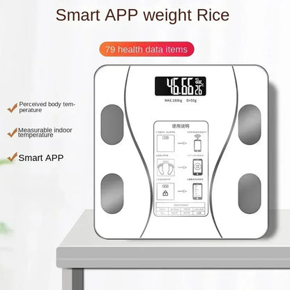 2026 Smart Bluetooth Body Weight & Fat Scale with App