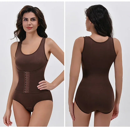 2025 Women’s Bodysuit Shapewear with Zipper & Waist Trainer