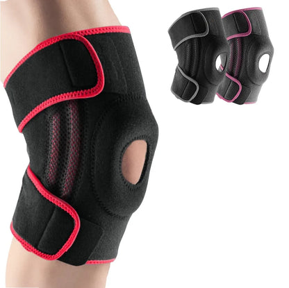 One-Piece Silicone Anti-Slip Knee Pads for Sports & Fitness