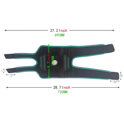 One-Piece Silicone Anti-Slip Knee Pads for Sports & Fitness