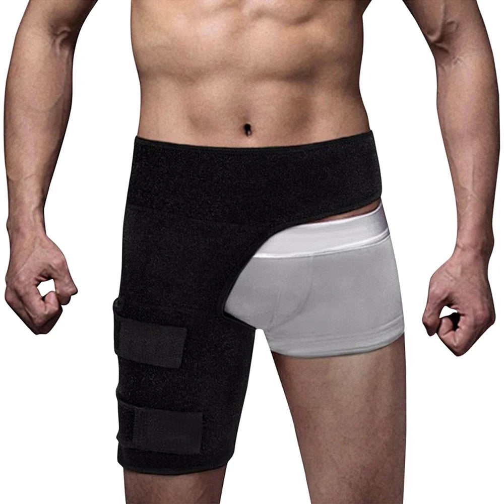 Adjustable Groin & Hip Support Compression Wrap for Pain Relief