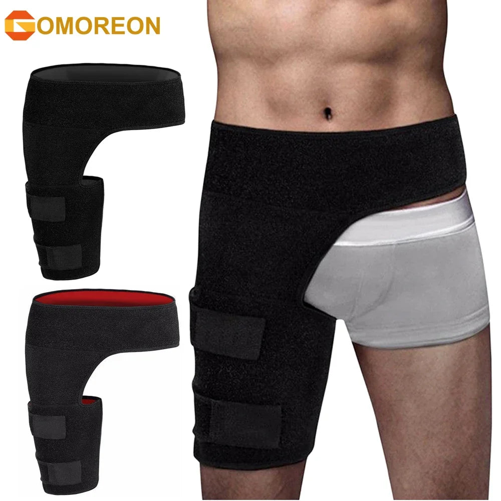 Adjustable Groin & Hip Support Compression Wrap for Pain Relief