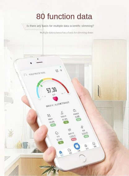 2026 Smart Bluetooth Body Weight & Fat Scale with App