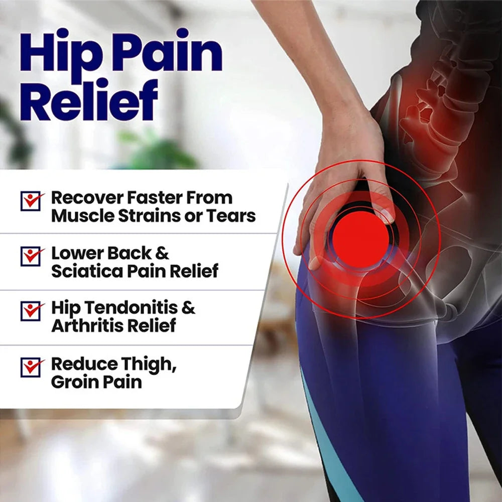 Adjustable Groin & Hip Support Compression Wrap for Pain Relief