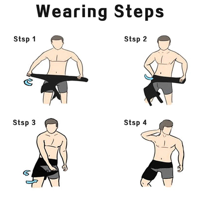 Adjustable Groin & Hip Support Compression Wrap for Pain Relief