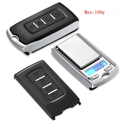 Portable Digital Pocket Scale – High Precision, Mini Key-Shaped