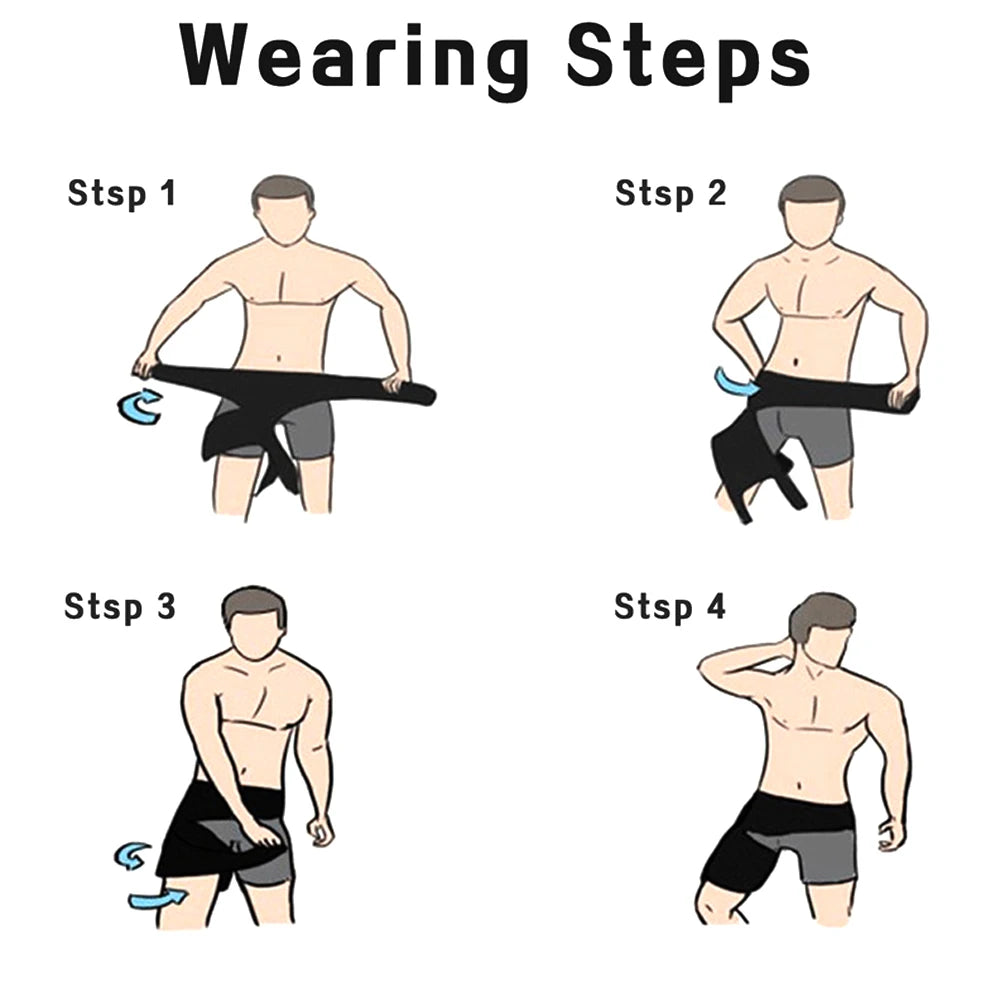 Adjustable Groin & Hip Support Compression Wrap for Pain Relief