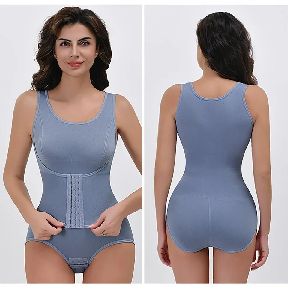 2025 Women’s Bodysuit Shapewear with Zipper & Waist Trainer