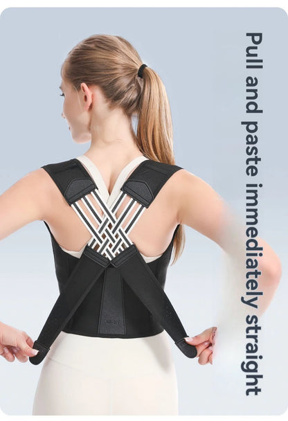 AOLIKES Adjustable Back Posture Corrector Brace for Men & Women